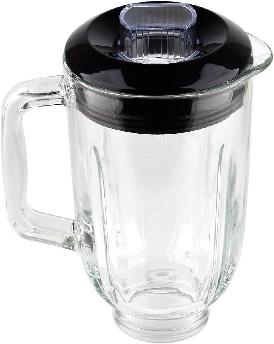 Vervangende Blenderkan - Reserveonderdeel Glas - Smoothies Maken - Originele Pasvorm - 5 Cups - Transparant