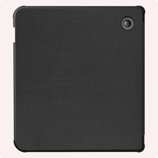 Hoes Geschikt voor Kobo Libra 2 Hoesje Bookcase Cover Book Case Hoes Sleepcover - Zwart — afbeelding 5