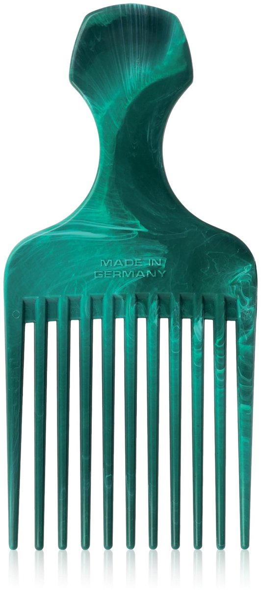 Dailygoods- Afro-kam duurzaam - Gerecycled kunststof - Stabiele lange tanden - Zacht voor hoofdhuid - Ontwarren krullend haar - Ideaal voor dagelijks gebruik - Haarkam