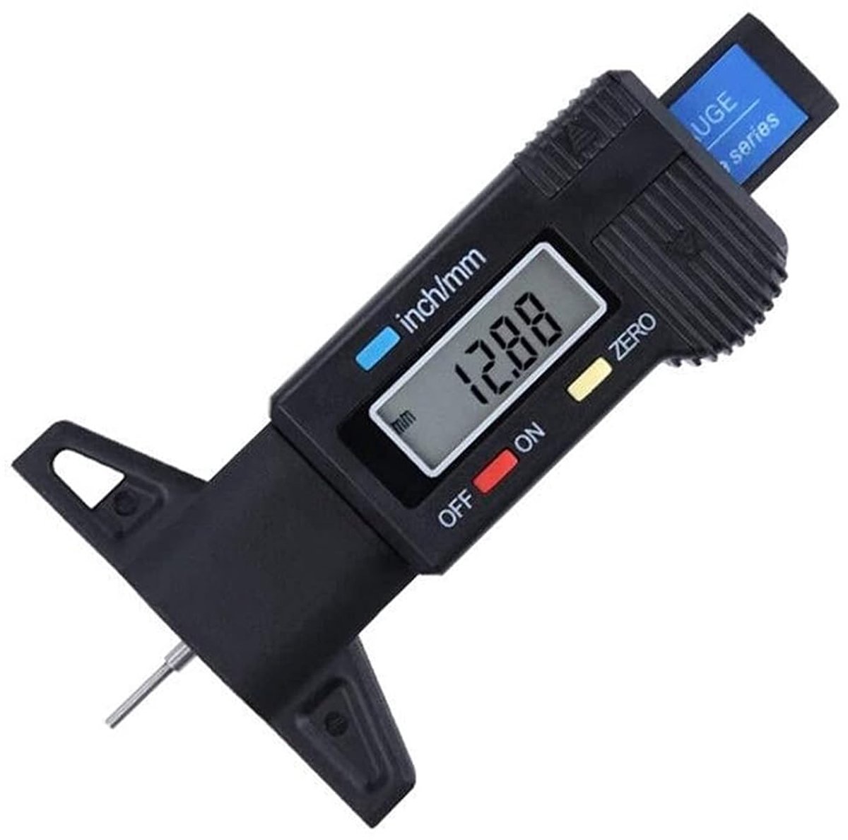 Digitale Dieptemeter - Profieldiepte Meter - Banden Controleren - Hoge Nauwkeurigheid - 0-25 mm - Metaal