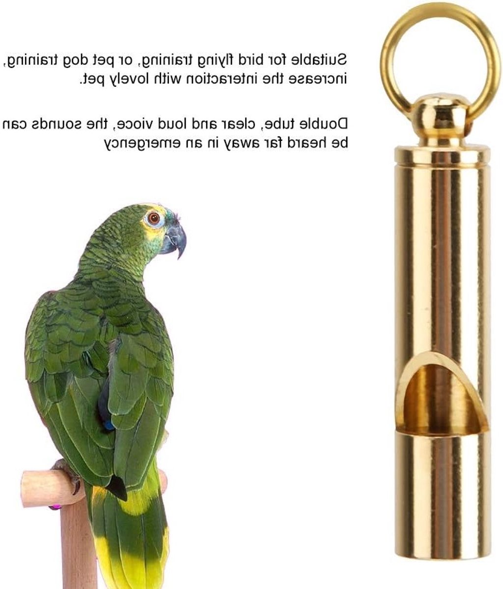 Ultrasone Hondenfluit voor Training, Gedrag en Terugroep met Ring - Geschikt voor Honden, Vogels en Papegaaien 5.5x1cm