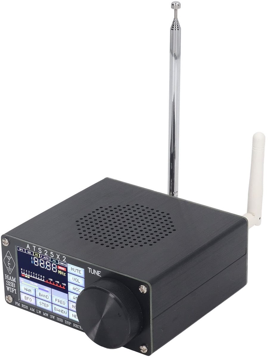 Dailygoods- Bandradio Volledige Ontvanger - DSP Technologie - Spectrumscanning - Frequentiebereik FM/AM - Ideaal voor Kortegolffrequenties - Optimale Ontvangst