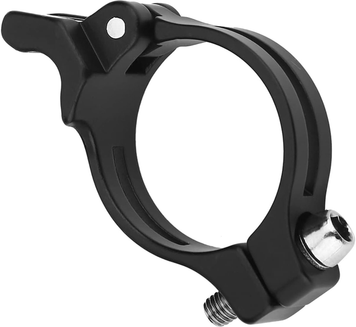 Fietsderailleurklem - Onderdeel Fiets - Fietsonderhoud - Roestwerend Aluminium - 31.8 mm - Zwart