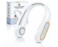 Twenty4seven® Nekventilator Bladeless - Nek Ventilator Oplaadbaar met Koeling - Draagbare Mini Neck Fan - Gezichtsventilator & Handventilator - 3 Standen