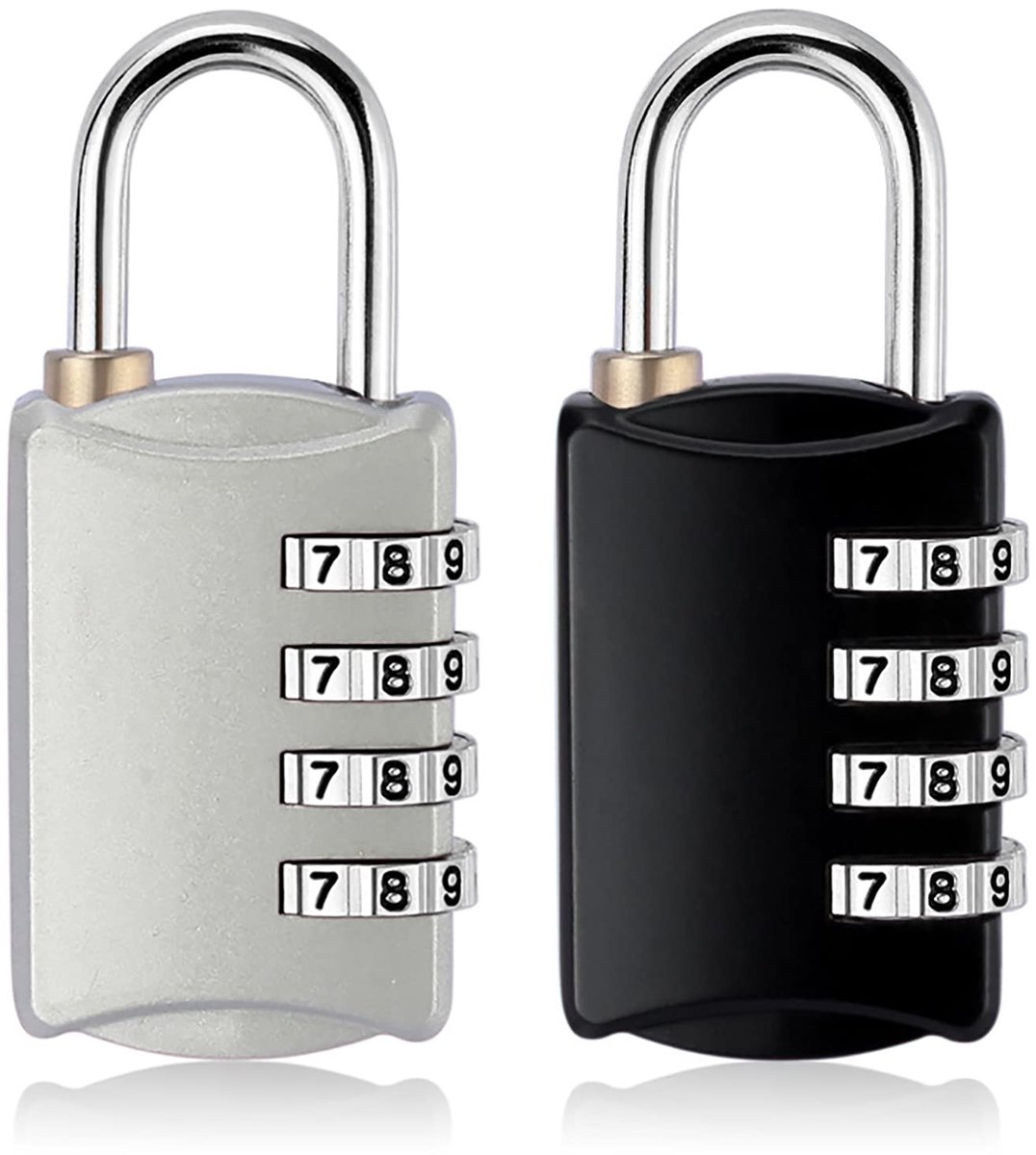Dailygoods - Set van 2 4-Cijferige Cijfersloten