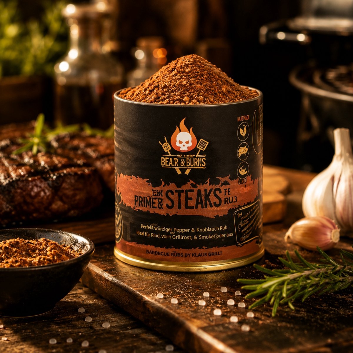 Rock 'n' Rubs - BBQ Rub - The Winner Steaks It All - 140g - Met Tellicherry Peper & Zoutvlokken