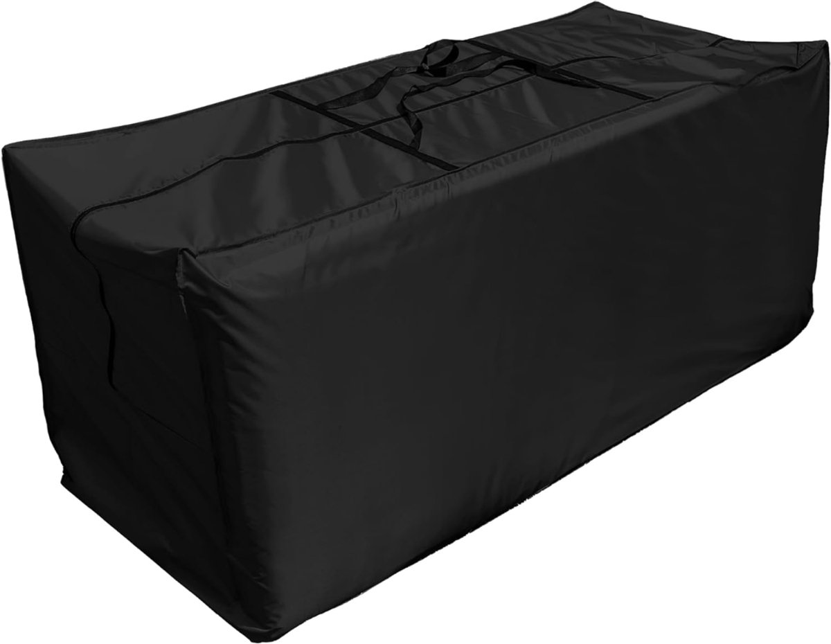 SNJY® Opbergbox Tuinkussenbox - Opbergbox Tuin - Opbergkist Buiten - Kussen Opbergtas - 175L x 60B x 80H cm - Zwart