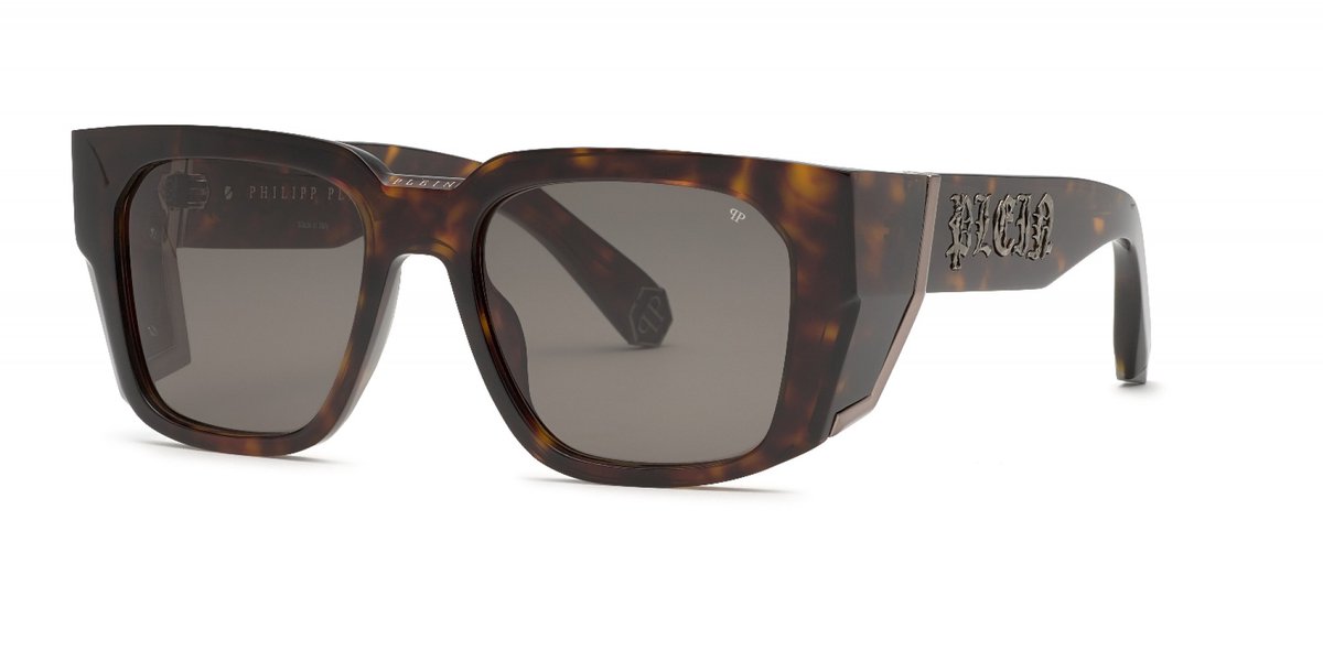 Philipp Plein SPP130M Avana scura lucida 54/19/135 MAN Zonnebrillen