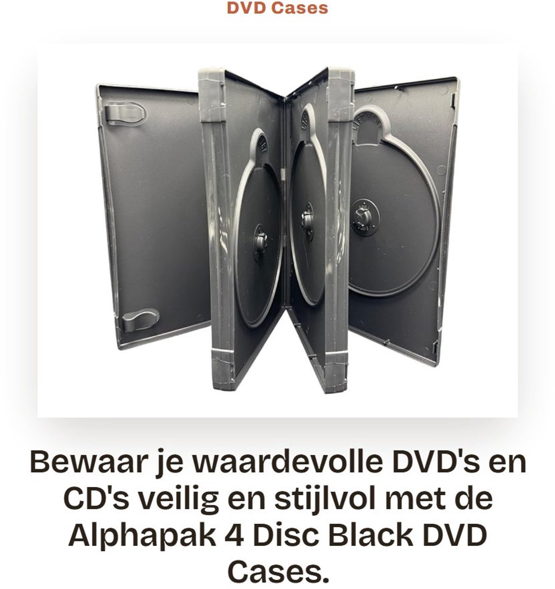 Dailygoods- DVD Case 4 Disc Capaciteit - 27mm Dikte - Zwarte DVD Hoes - Met Duidelijke Sleeve - Inclusief Boekletclips - Set van 20