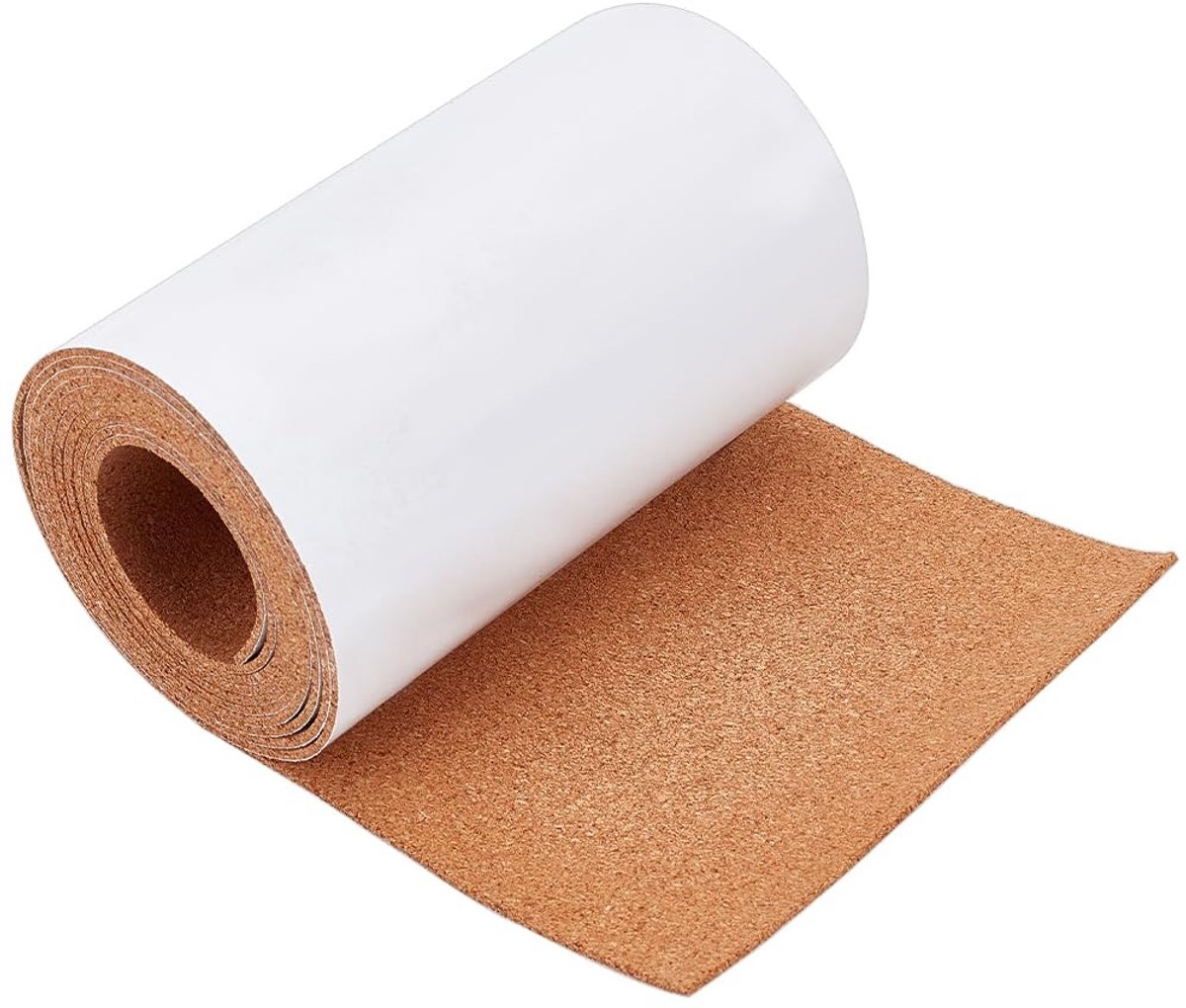 Dailygoods- Kurkrol 2,5 m x 15 cm - Zelfklevende Bordtegels - Sterke Achterkant - Wanddecoratie - Doe-het-zelf Ambachten - Hoogwaardige Kwaliteit - Cork Sheet