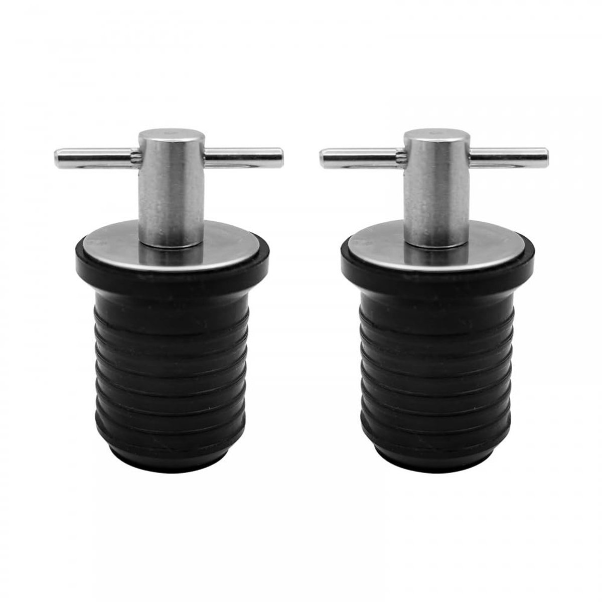 Dailygoods- Afvoerstop 2 Stuks - 23 mm - Roestvrij Staal - Waterdicht - Duurzaam - Eenvoudige Installatie - Hoogwaardig Materiaal - Afvoerplug