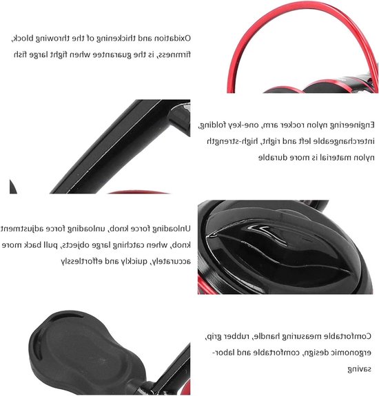 Duurzame visaccessoire met lange afstandsreel voor enthousiaste vissers en sportvissers — afbeelding 5