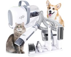All For Paws Pro Pet Grooming Kit - Hondenvachtverzorging - Grijs 7in1 set