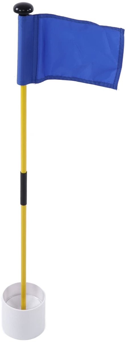 Solidchoice - Golf Flagstick Mini Golf Vlaggen Set - Draagbaar en 2-Sectie Ontwerp