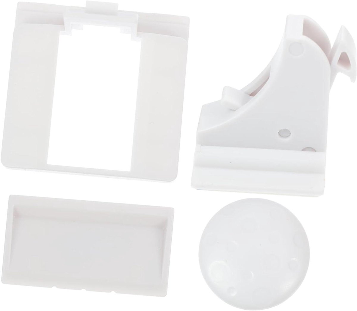 Magnetische Slotjes - Kastsloten Baby - Kinderen Beveiligen - Onzichtbaar Montage - 10 Stuks - Wit