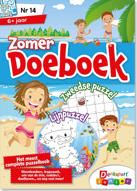 Denksport Junior Puzzelboek - Zomer-Winter Doeboek, editie 14
