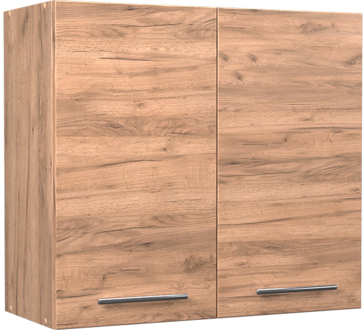 Vicco Hangkast Fame-Line, Goudkleurig Eiken/Goudkleurig Eiken, 80 cm
