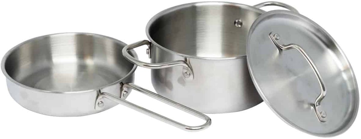 MamaMemo Pan- en Koekenpan Set Metaal