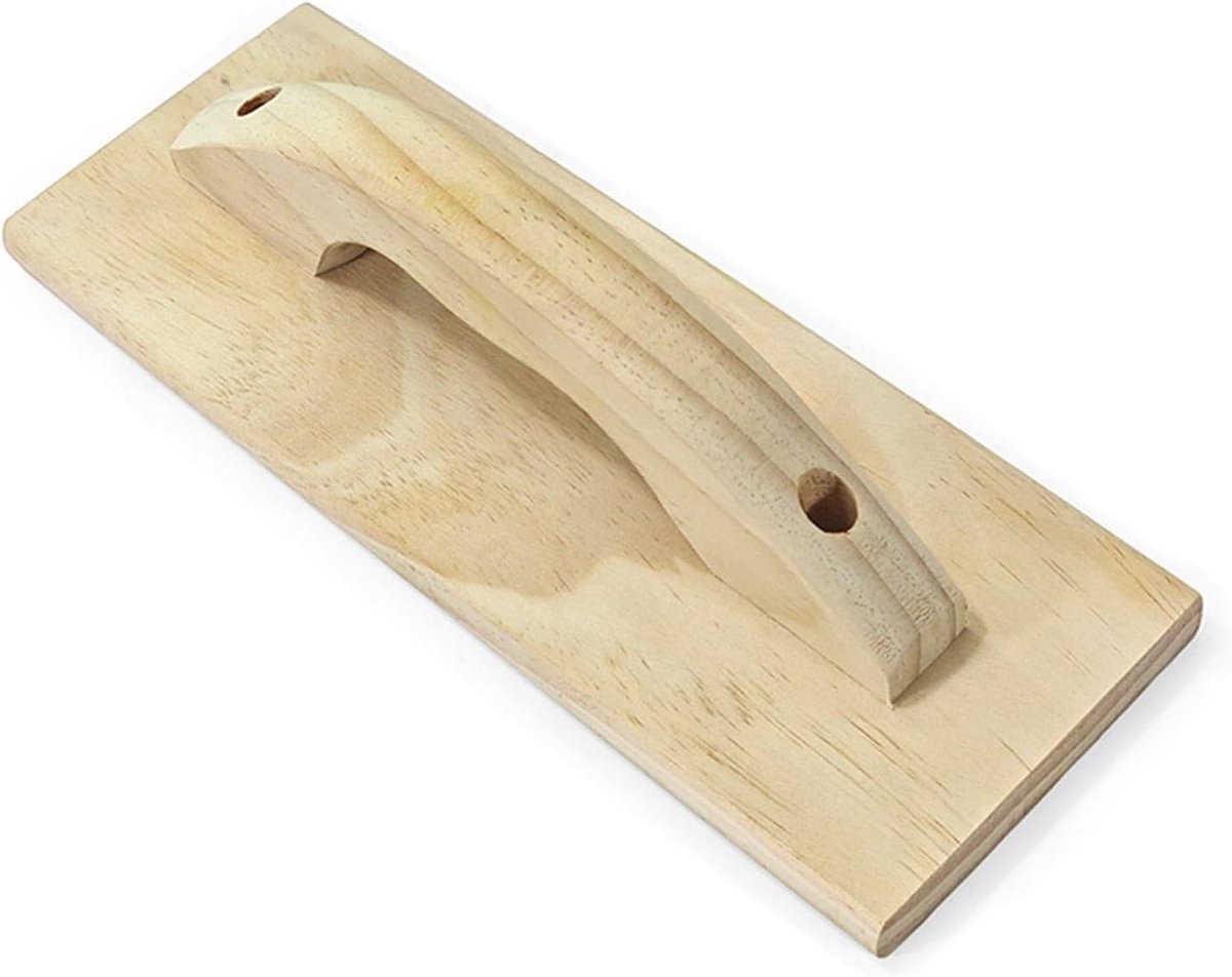 Stukadoors Troffel - Muur Troffel Gips - Cement Gladmaken - Ergonomisch Handvat - 30x11cm - Houtkleur