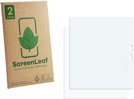 ScreenLeaf - Screenprotector voor Boox Go Color 7 Gen II - Duurzame schermbescherming Folie Beschermfolie transparant (2 Stuks) van Merkloos — afbeelding 4
