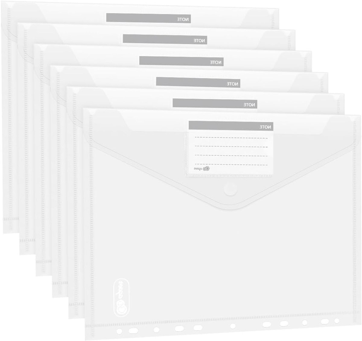 36 Stuks Documentenmap A4 - Organiseer Je Documenten met Etiketten en Randen voor Gemakkelijk Gebruik
