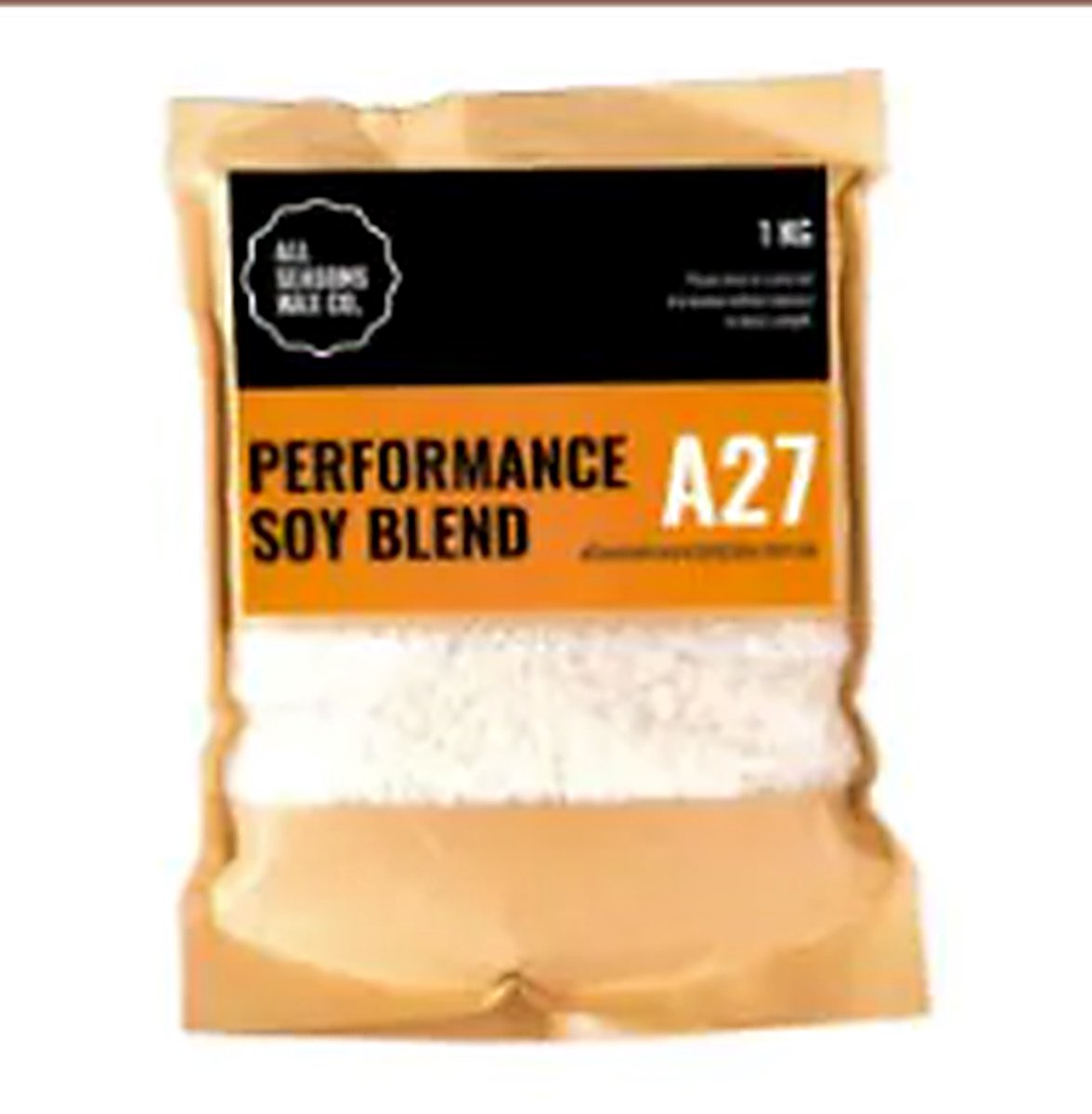 A27 Performance soy blend _ 1kg - natuurlijke kaarsenwas voor mallen en melts - Premium professioneel product - soy wax vlokken - luxury candle supplies