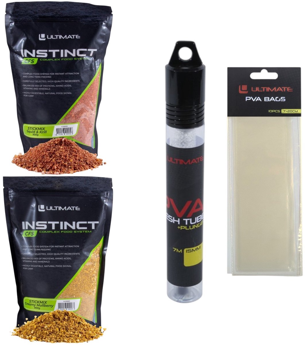 Ultimate Instinct CFS Stickmix + PVA Bundle - Karper Set