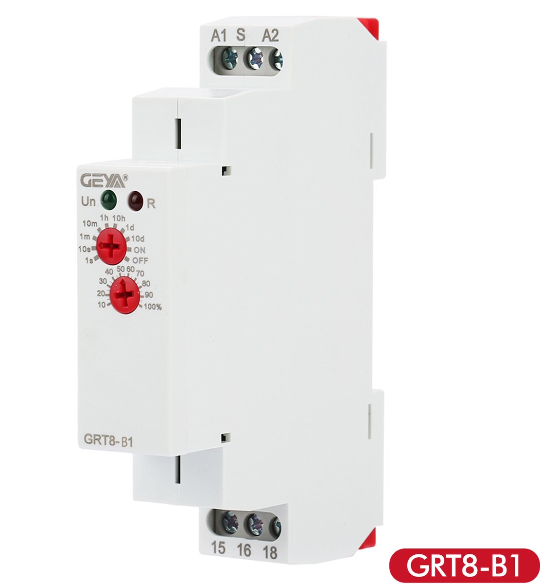 GRT8-B1 Tijdrelais AC 220V - 12 V Tijdschakelaar​ - van de verlichting van industriële apparatuur - Mini Timer Relais - DIN rail type - installatieautomaat - Power Off Delay Time
