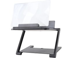 8 Inch Scherm Vergrootglas voor Mobiele Telefoon, HD Projectiescherm voor Films, Video's en Spellen, Opvouwbare Telefoonhouder voor Thuisgebruik