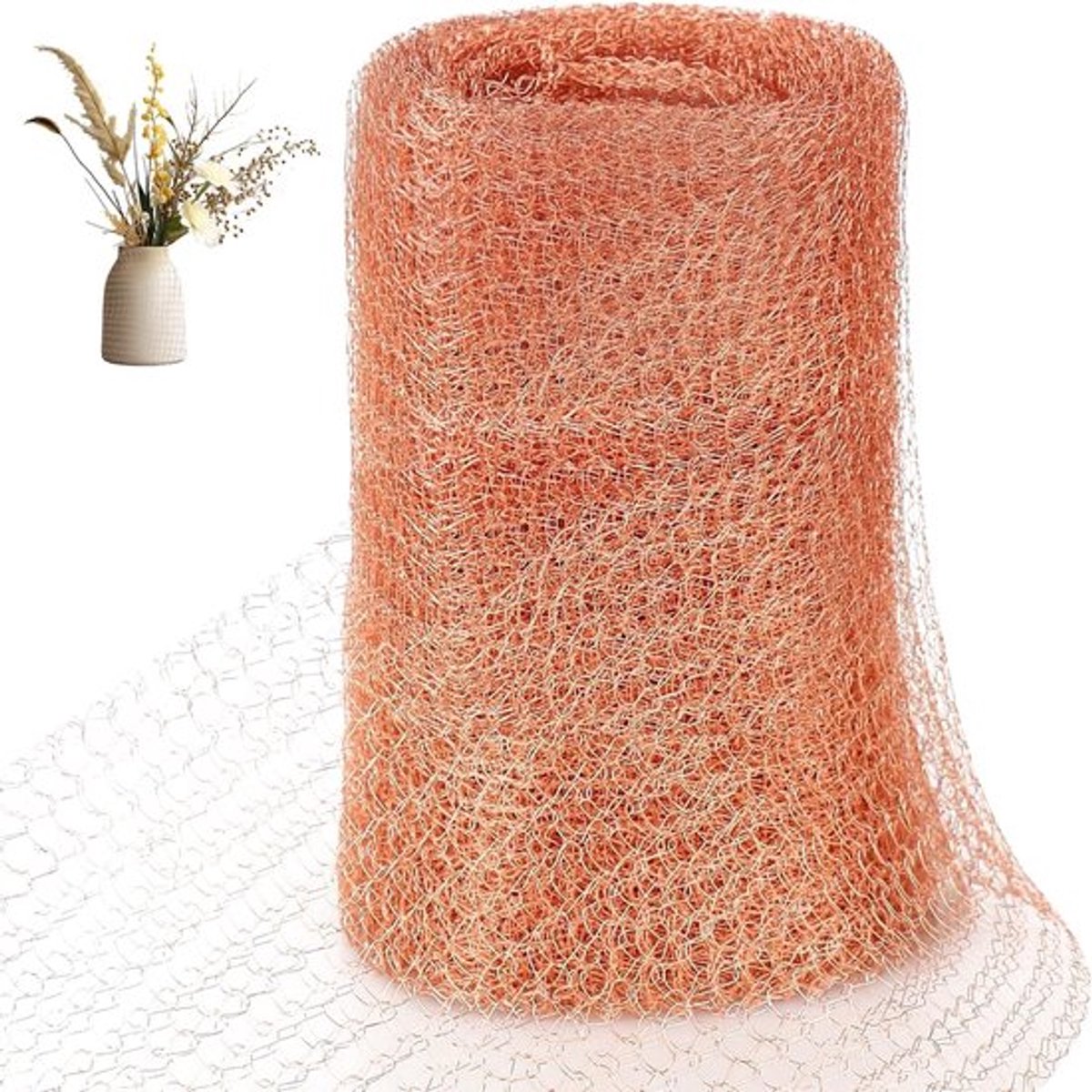 Kopernet - 12,7 cm × 12 m - Slakkenbescherming - Tuin - Fruitplantenbescherming - Dierenbescherming