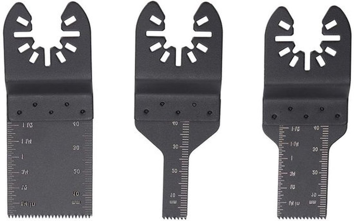 Zaagbladen 3pcs - Multitool - Precisie - Carbon Staal - Snelle Vervanging - Voor Hout/Plastic