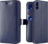 iPhone Xs Max hoesje - Dux Ducis Kado Wallet Case - Blauw
