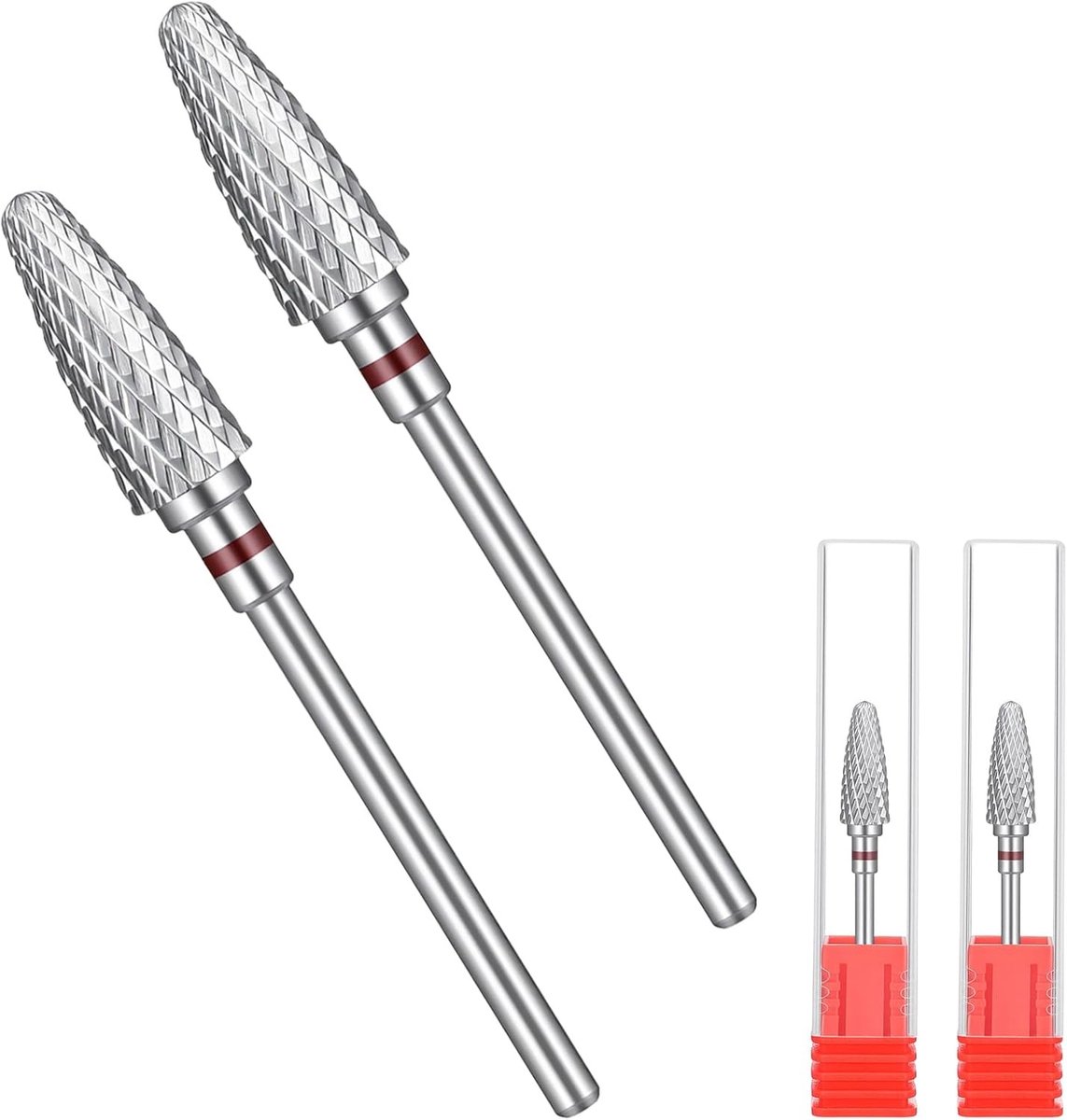 Professionele 5-in-1 Carbide Nagelboor met 3/32 Inch Shank voor Manicure, Pedicure en Nagelverzorging