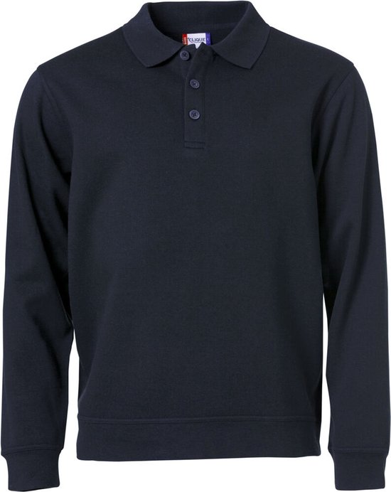 Clique Basic Polo Sweater 021032 - Dark Navy - XS