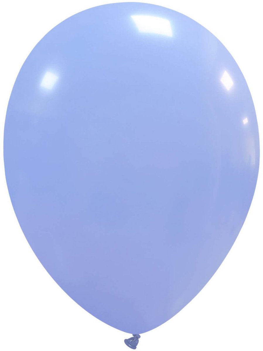 Latex Ballonnen 30 cm (12 inch) - Pastel Kleuren (Blauw Pervinca) -± 100 stuks / PRO ± 3.5g