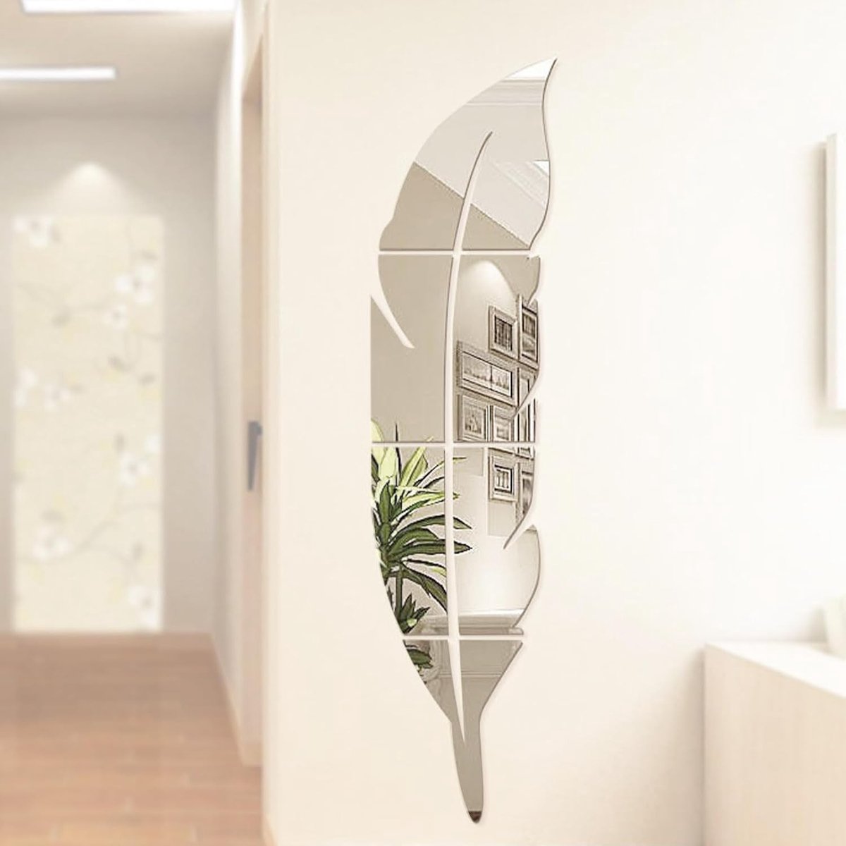 Zelfklevende Spiegeltegels van Acryl voor Wanddecoratie - Frameloze Spiegels voor Slaapkamer, Badkamer en Woonkamer, Ideaal voor Sportzaal en Hal