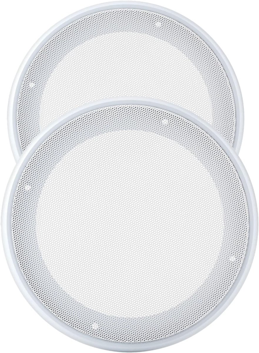 Set van 2 Speaker Grill Covers voor Auto, Decoratieve Metalen Roosters voor 8 Inch Speakers, Geluidskwaliteit Verbeteren en Bescherming