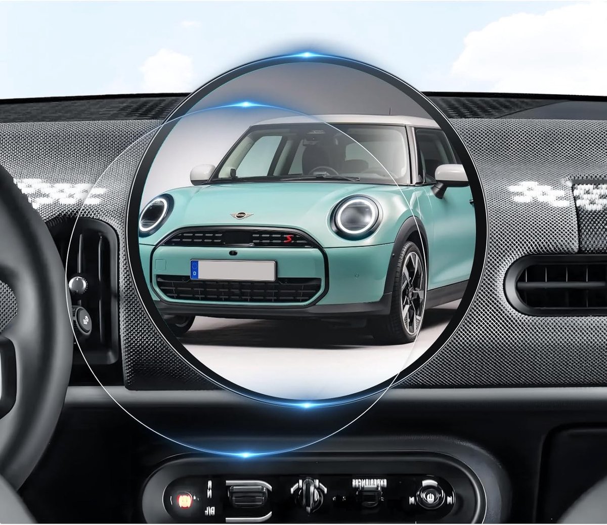 Premium Nano Screen Protector voor Navigatie, Geschikt voor Mini Cooper en Countryman, 9.4 Inch, Krasbestendig, Set van 2