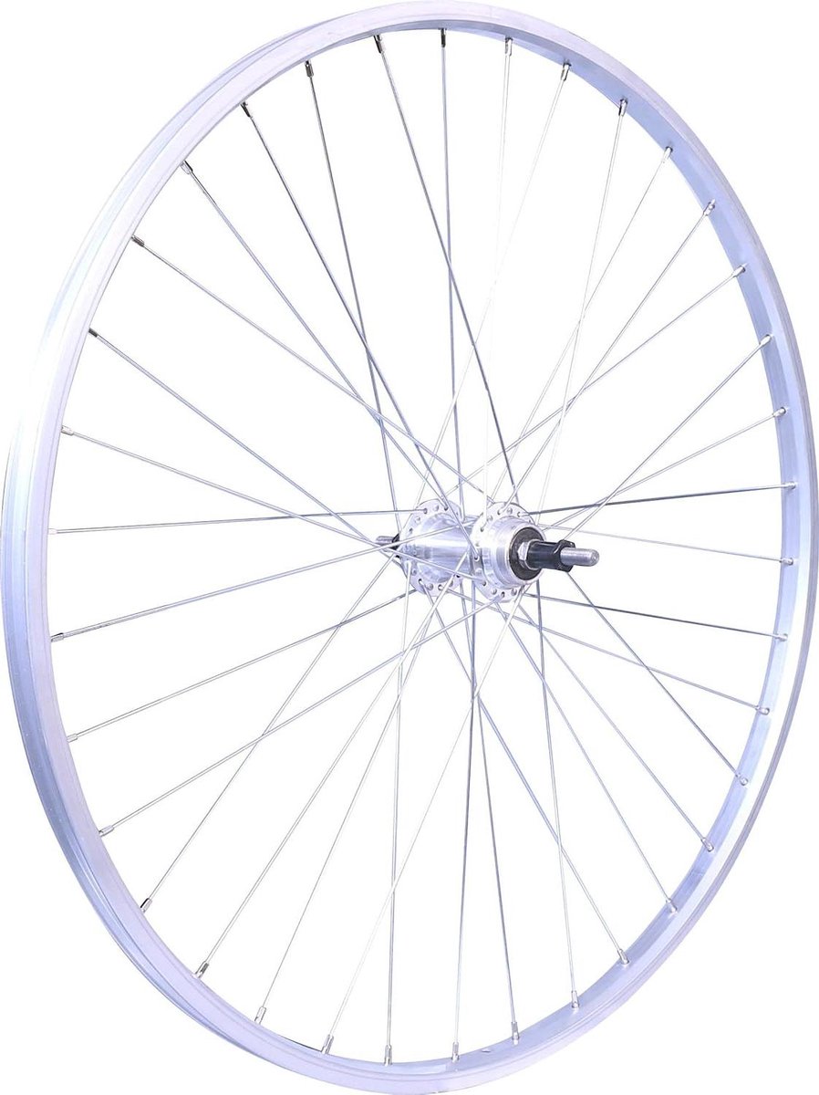 Achterwiel - Fietswiel - Fiets Reparatie - Aluminium Velg - 26 Inch - Zilverkleurig