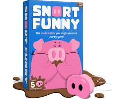Snort Funny - Hilarisch Partyspel - Don't Laugh Challenge - Vanaf 8 Jaar - Met Grappige Varkenssnuiten - Engelstalige versie