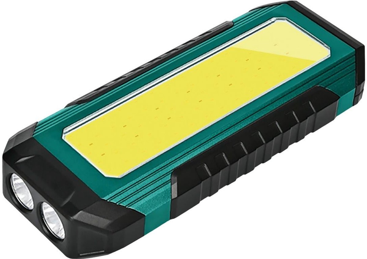 SnelShoppen - Led-zaklamp 10W met Powerbank, Draagbaar en Oplaadbaar voor Kamperen, Noodgevallen en Outdoor Activiteiten - Ideaal voor Avonturiers