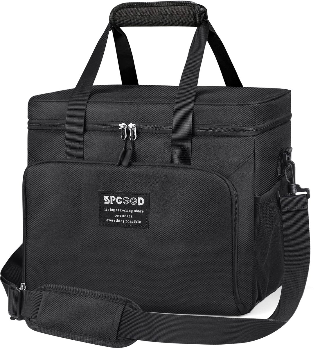 SnelShoppen - Koeltas 20 l/30 l/40 l, Grote Thermotas, Geïsoleerd, Opvouwbaar, Vriestas, Warmhoudtas, Lunchtas, Boodschappentas voor Strand, Picknick,
