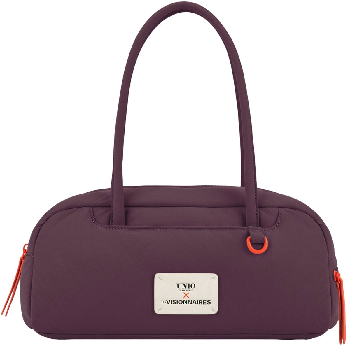 Unio Hamburg x Les Visionnaires schoudertas Puffy Unio Zicke Dark Wine (rood)paars