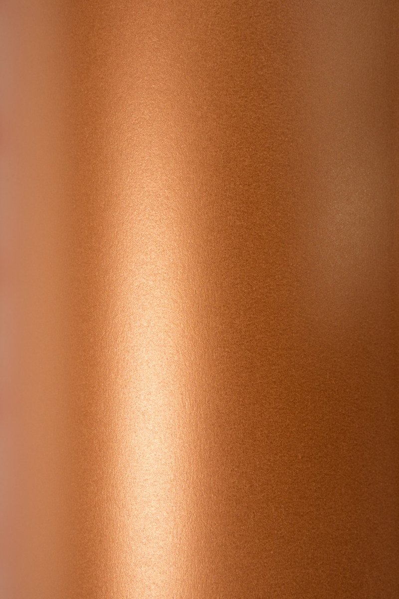 Netuno - bruin metallic papier A4 - 21 x 29,7 cm - 10 vellen - 300 gram - Sirio Pearl Copperplate - karton