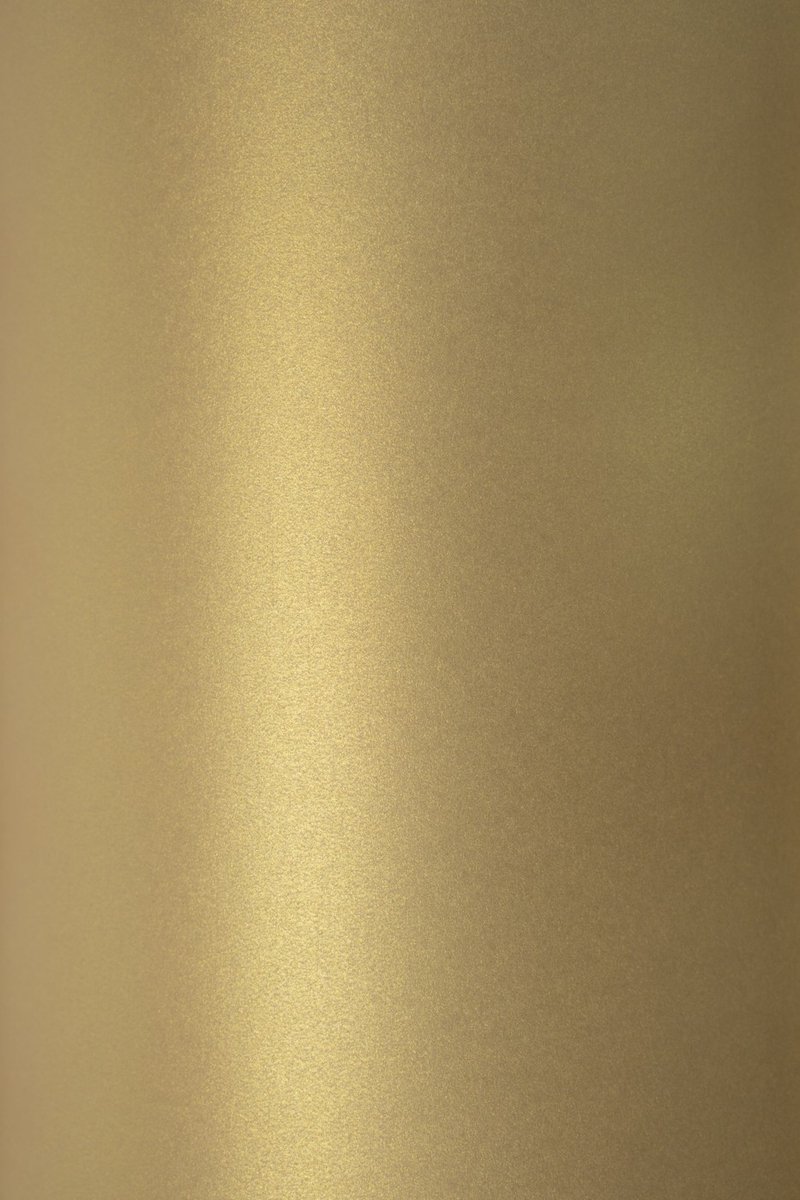 Netuno - goud metallic papier A4 - 21 x 29,7 cm - 10 vellen - 300 gram - Sirio Pearl Gold - karton