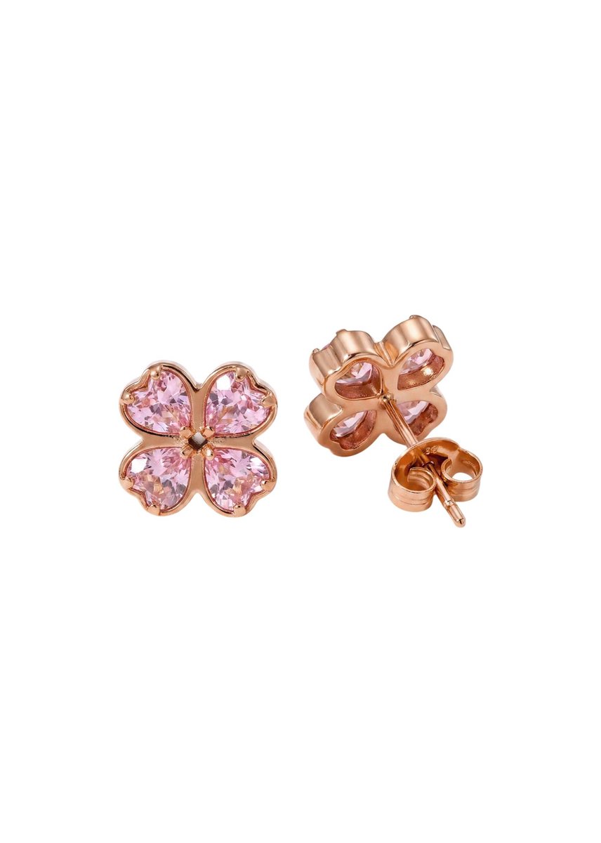 PURELEI Oorbellen Rosa Cuore