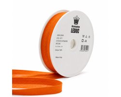 Accessoires Leduc Katoenen Biaisband 20/8/8 – 20 Meter – Oranje – Dubbel Gevouwen – Made in Italy