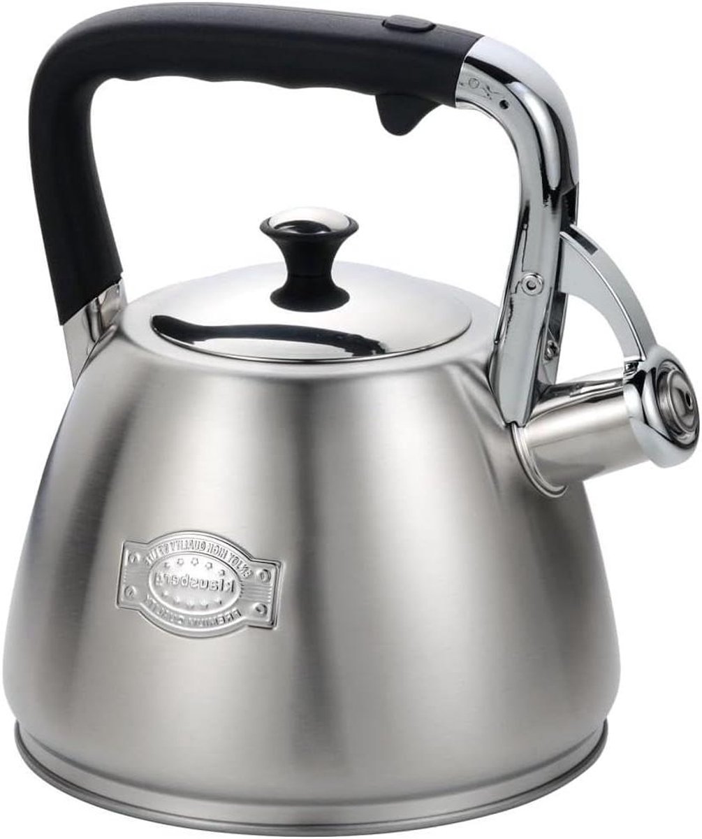 Waterkoker Fluitketel - Keuken Ketel - Water Koken - Voor Alle Warmtebronnen - 3 Liter - Zilver