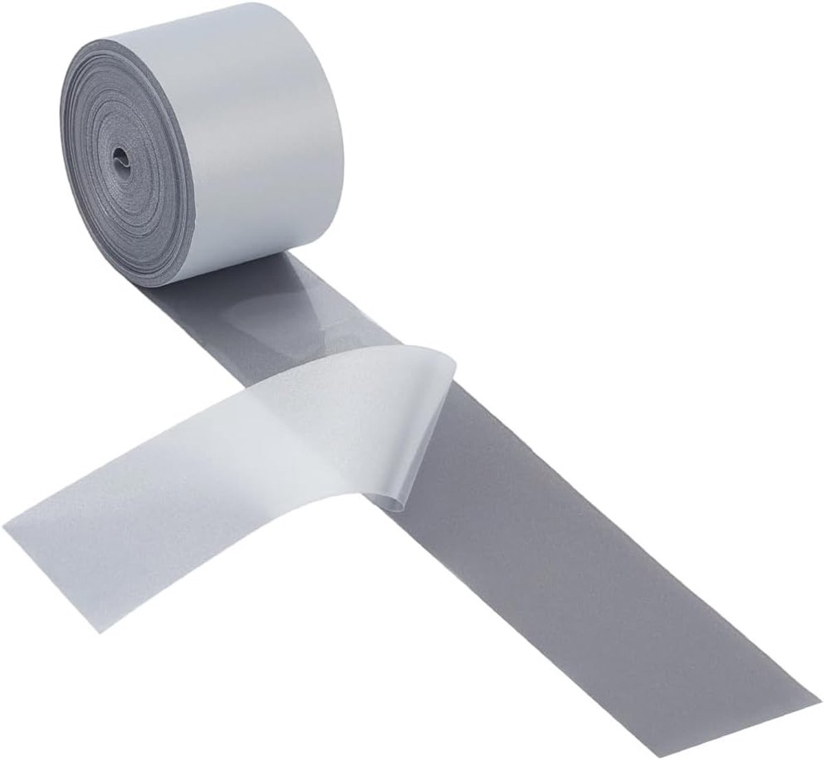 10m x 30mm Reflecterende Warmteoverdracht Vinyl Tape voor Kleding, T-shirts en Canvas Tassen - Veiligheid en Hoge Zichtbaarheid