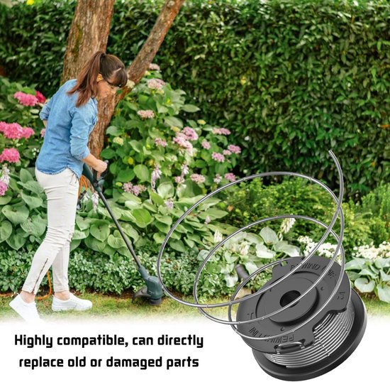8 stuks Spool - 2 hoes- trimmerdraad - geschikt voor snijdraadspoel bosch - geschikt voor BOSCH grasmaaiers -trimmerdraadspoelen -Strimmer Bijlagen Onderdeelnummer F016800569 - hoes F016800385 — afbeelding 4